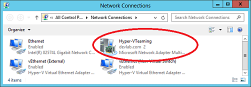 Windows Server Tutorials - NIC Teaming Figure 6
