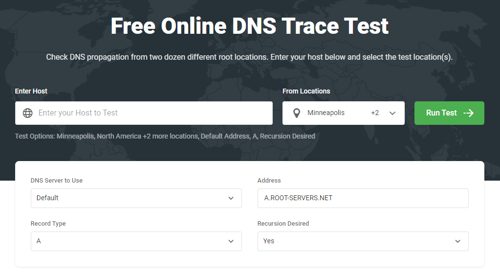 DotCom-Tools DNS screenshot