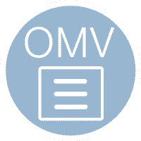 OpenMediaVault logo.