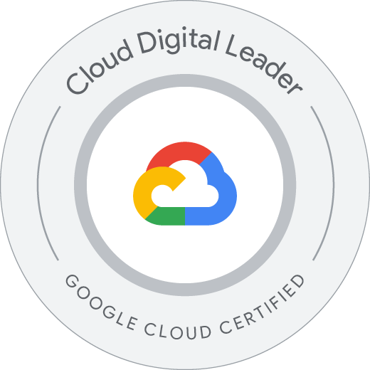 Google Cloud Digital Leader certification badge