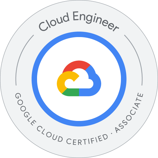 Google Cloud Engineer certification badge